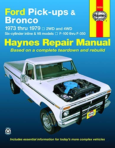 Ford pickup bronco repair - pickup,
