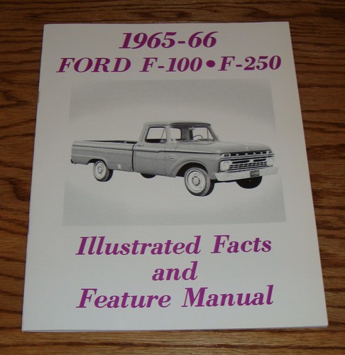 1965 1966 ford truck 100 - ford, f-100